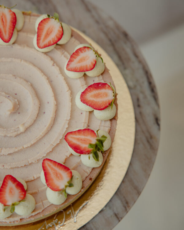 Strawberry matcha cheesecake - Afbeelding 3