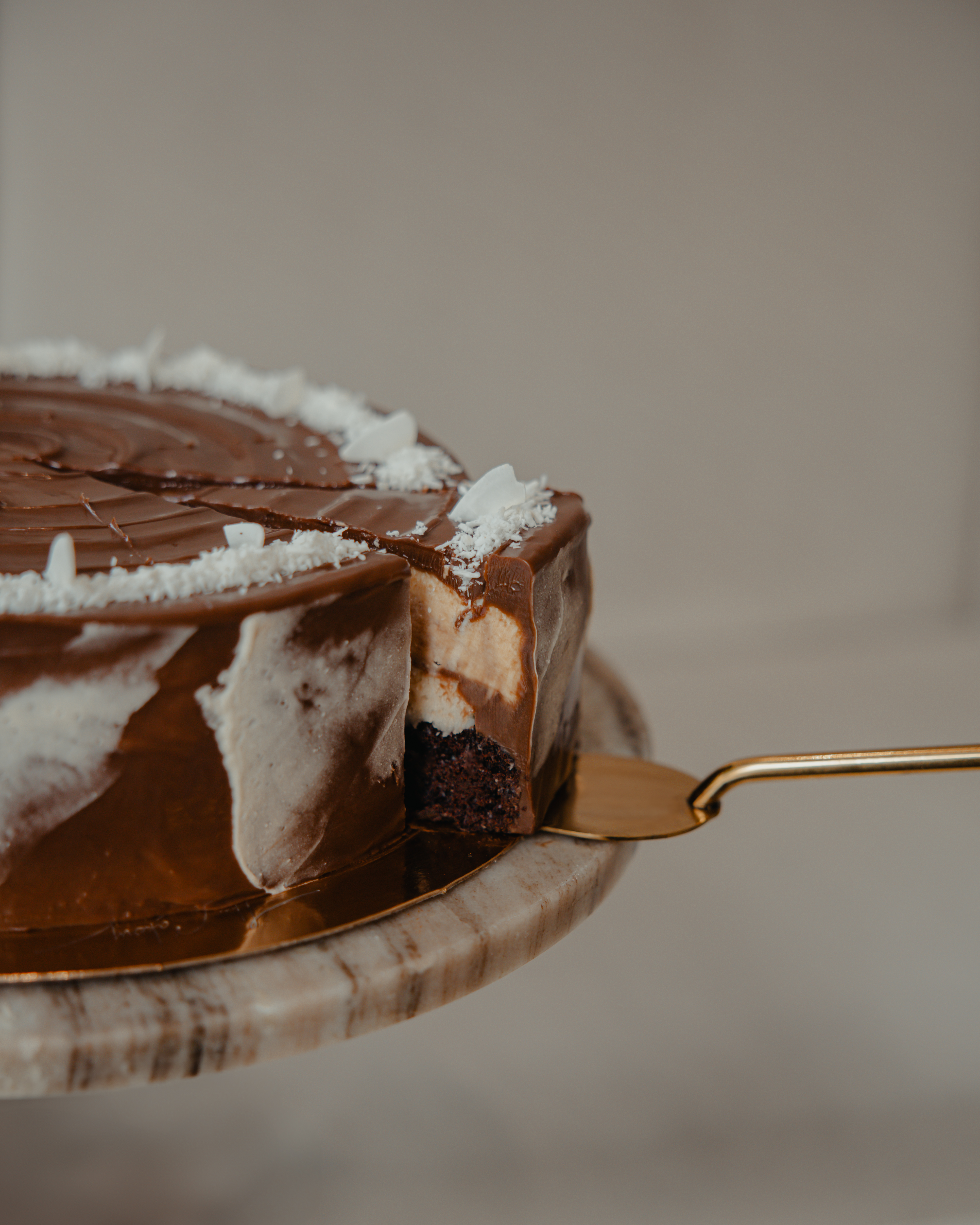 Bounty cheesecake