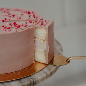 Ruby raspberry cheesecake