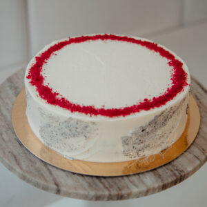 Red velvet oreo cheesecake
