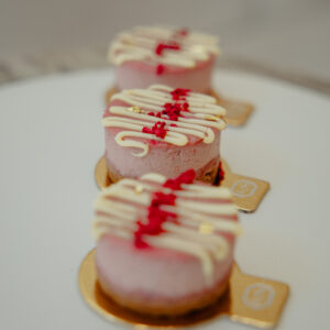 Rasberry white choco